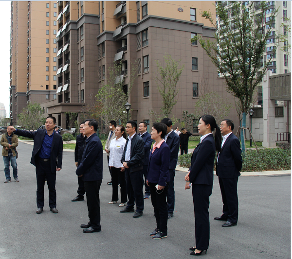 住房和城鄉(xiāng)建設部副部長倪虹一行到徽鹽地產六安項目參觀調研