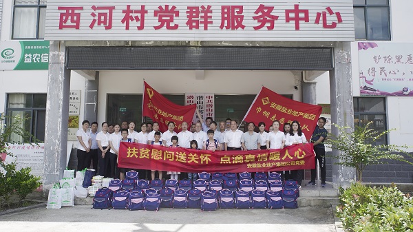 徽鹽地產(chǎn)走進西河村開展結對幫扶