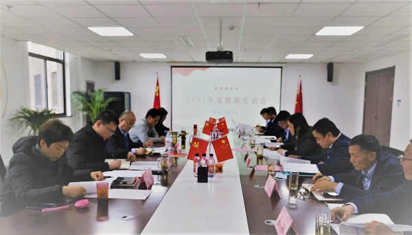 王晟督導(dǎo)徽鹽地產(chǎn)集團(tuán)霍邱項(xiàng)目公司組織生活會(huì)